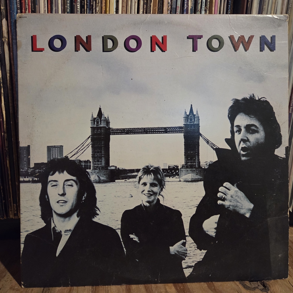 Vintage vinyl paul mccarney Wings London Town Vinyl Record